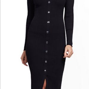 Sexy Black New York & Co sweater dress as L